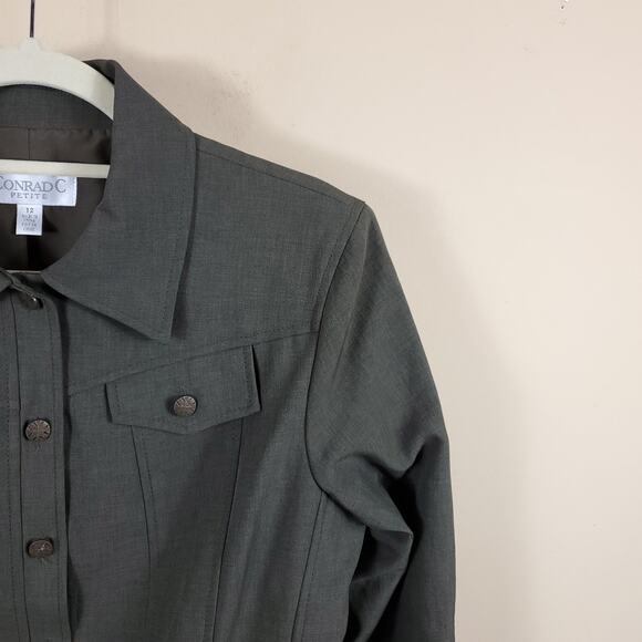 Conrad C Green Military Jacket Size 12 - Picture 2 of 11